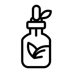 Essential Oil Vector Design Icon Style