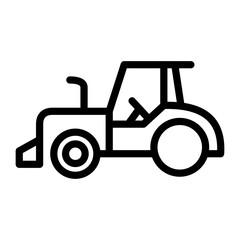 Tractor Vector Design Icon Style