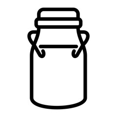 Milk Bucket Vector Design Icon Style