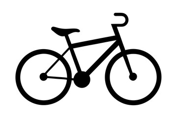 Fototapeta premium silhouette of a bicycle