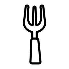 Farm Fork Vector Design Icon Style