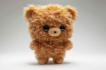 Korilakkuma Fluffy Cartoon Character Cut Out On A White Background