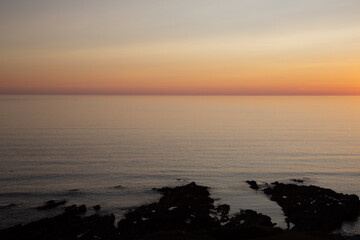 Sunset no sun cornwall