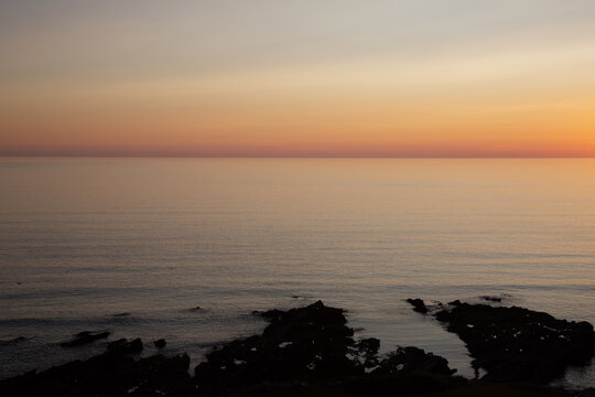 Sunset no sun cornwall