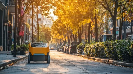 Obraz premium delivery robot