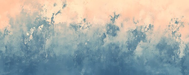 Obraz premium Abstract Blue and Peach Textured Background