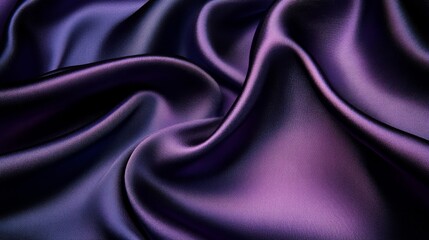 Fototapeta premium Luxurious Deep Purple Fabric Texture Background