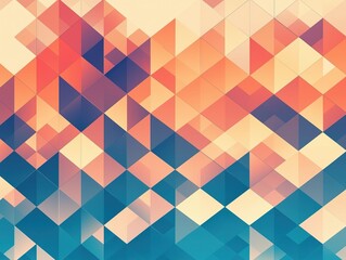 Abstract geometric triangle mosaic background