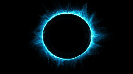 Blue glowing light