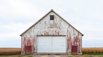 Obraz premium Rustic Barn in Field