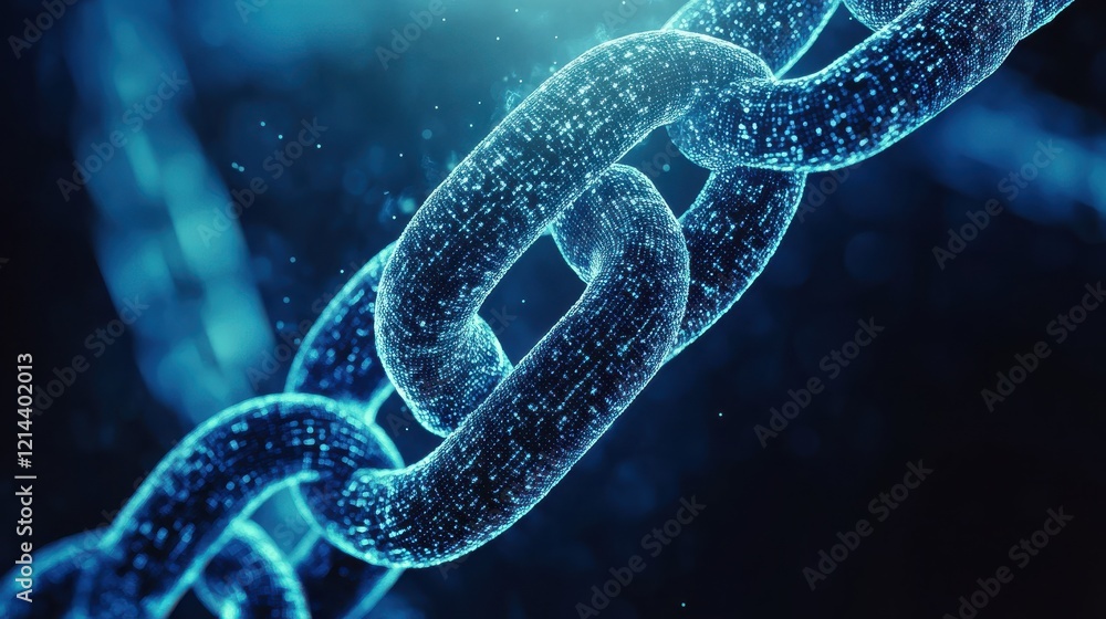 Poster high contrast blockchain development tools on screen