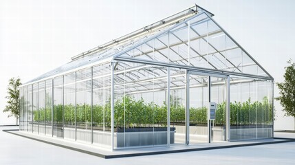 Innovative high-tech greenhouse