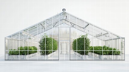 Obraz premium Innovative high-tech greenhouse