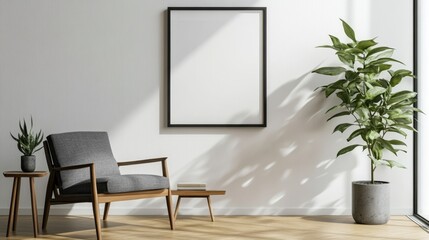 Modern Living Room with Minimalist Furniture and Natural Light