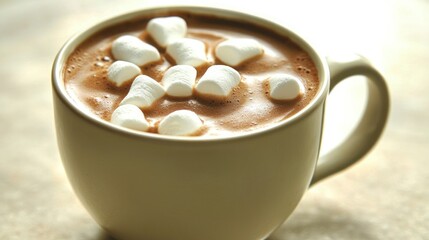 Warm and Cozy Hot Chocolate with Marshmallows