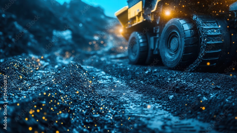 Aufkleber implementing sustainable mining technology eco-extraction innovations practices in green mining