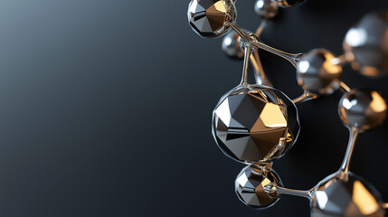 silver and black background