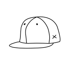 caps line art vector