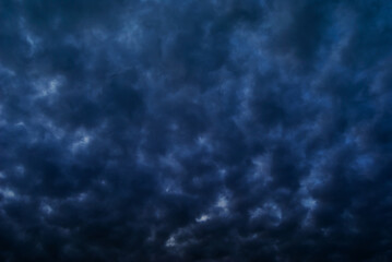 Dramatic stormy cloudy sky surface