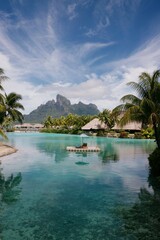A natural lagoon at Four Seasons Bora Bora © hannah