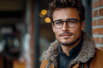 A young veterinarian examining a horse in a stable. An atmosphere of care and professionalism in harmony with nature