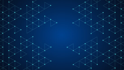 Seamless Geometric Pattern with Abstract Technology Design, Modern and Stylish Background Texture