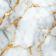 Elegant white marble texture with gold veins. (1)