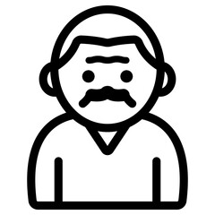 할아버지 아이콘