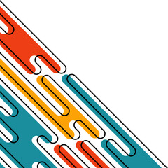 Abstract Modern Rounded Corner