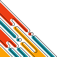 Abstract Modern Rounded Corner