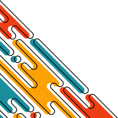 Abstract Modern Rounded Corner