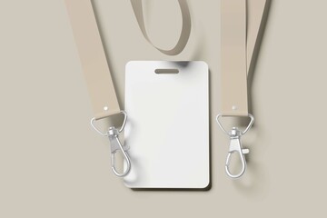 Blank Id Card Mockup