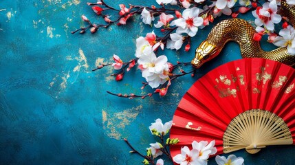 Vibrant Close-Up of Chinese New Year Decorations and Cultural Festivities