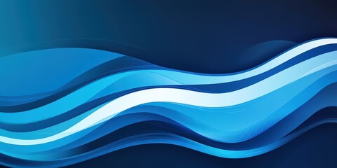 Abstract Blue Wave Background: Fluid Dynamic Design.