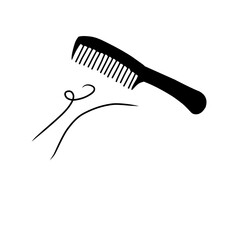 Comb Icon Set vector