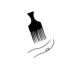 Comb Icon Set vector