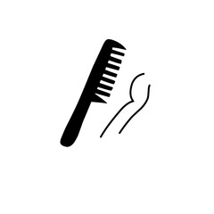 Comb Icon Set vector