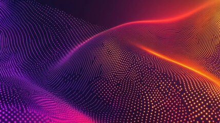 Dynamic Neon Tech Background with Vivid Colors