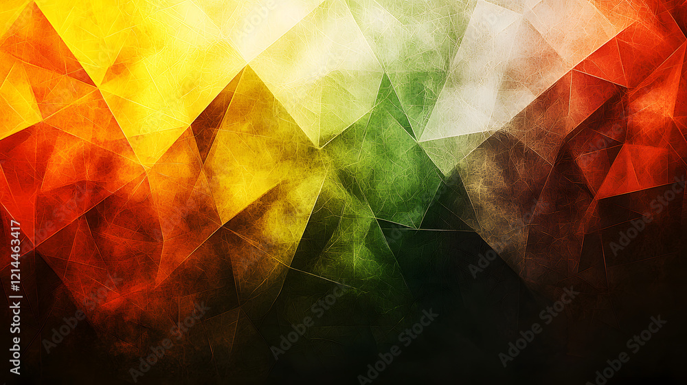 Poster colorful abstract background with vibrant patterns and textures for creative design projects