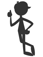 Stickman Male Whiteboard