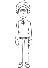 Casual Style Male Whiteboard