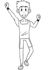 Fitness Male Whiteboard