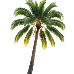 Fototapeta premium palm tree isolated on white