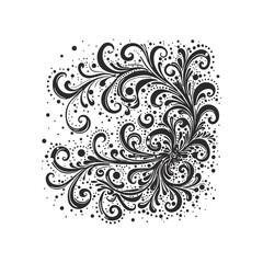 abstract floral Vector Design Template Illustration background