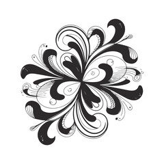 abstract floral Vector Design Template Illustration background