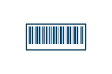 Barcode icon. icon related to Payment. suitable for web site, app, user interfaces, printable etc. flat line icon style. simple vector design editable
