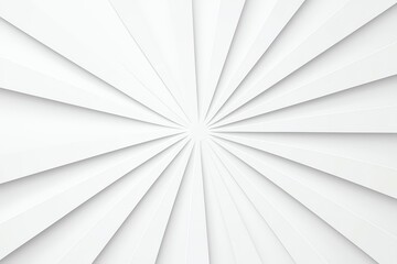 A dynamic arrangement of white paper layers radiating outward, creating a sense of depth and movement against a clean background, ideal for modern graphic design projects.