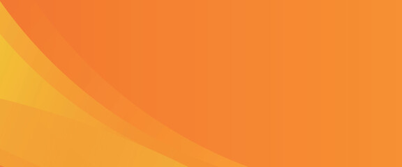 Colorful Orange Wave Background Design, Flowing Orange Stylish Background Template Vector