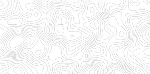 Obraz premium Geographic mountain relief diagram line wave carve pattern.white wave line geography landscape Topo contour map on white background.The topographic map. Topography wave line grid map. 