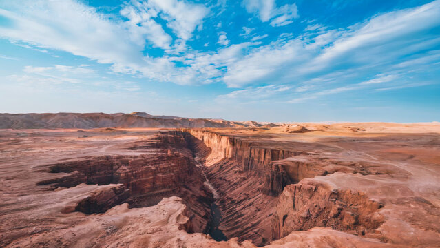 Aerial photography of Yadan landforms and scenery in Xinjiang